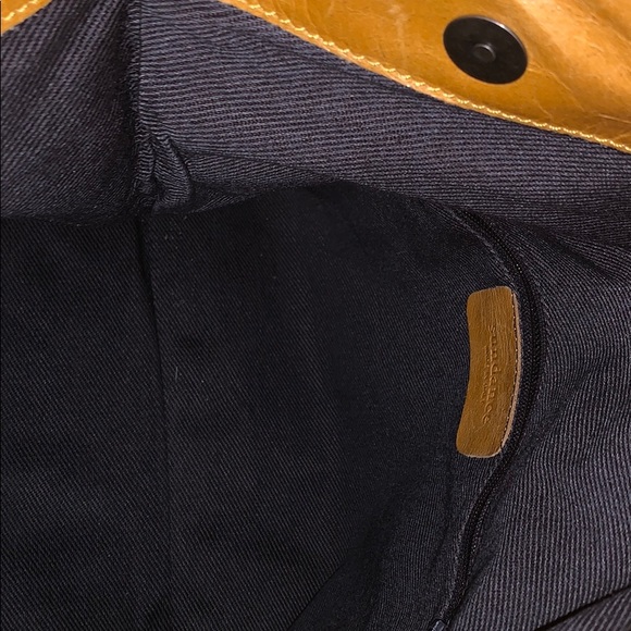 Gold leather bag - Picture 5 of 8